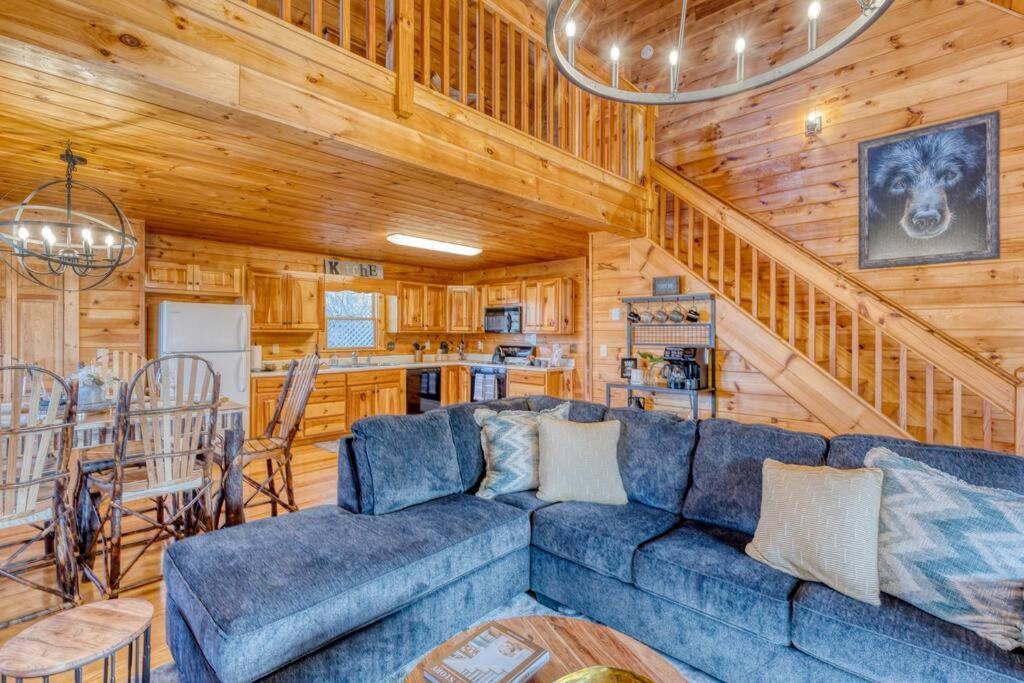 Mtn Cabin Sleeps 10 - 5 Mins To Fishing & Camping Ellijay Exterior foto